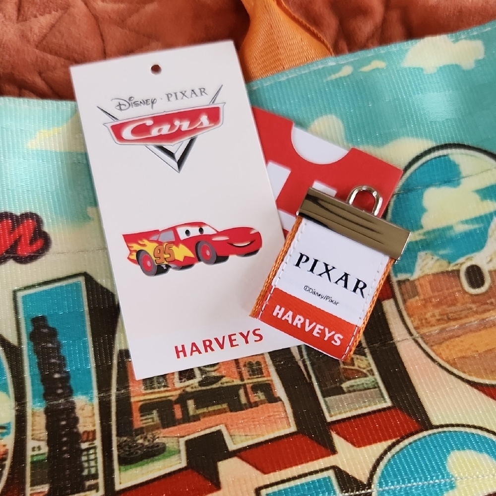 Harveys Seatbelt Purse Radiator Springs Medium Streamline Tote. - Picture 9 of 11